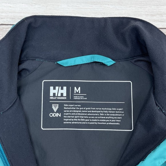 Helly‎ Hansen Womens Crew Midlayer Jacket Sz M Green Black Odin Gear Outdoor Ski - Picture 3 of 7
